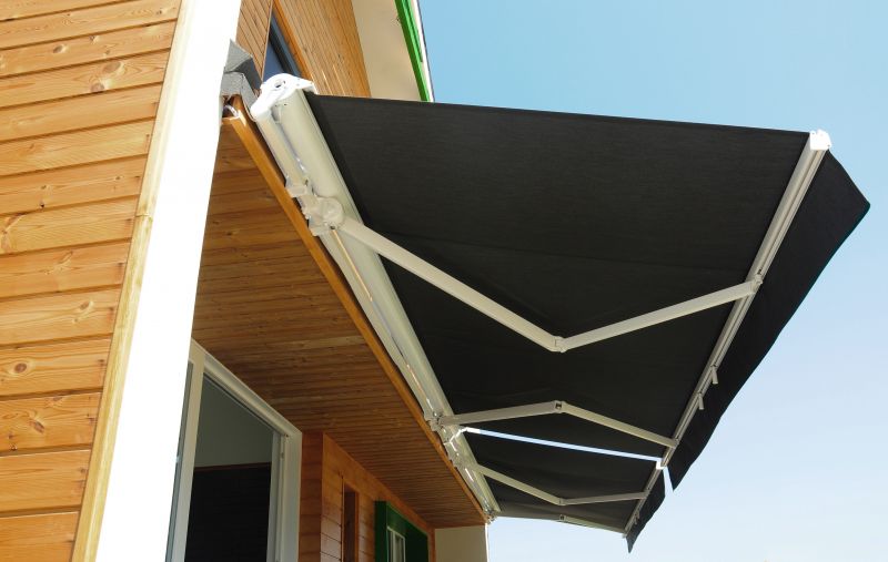 Repaired Metal Awning